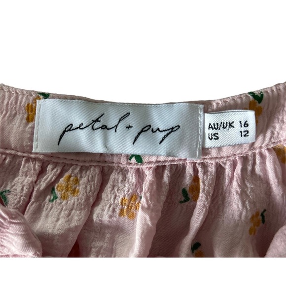 Petal & Pup Womens Size 12 Ariana Pink Floral Maxi Dress - Picture 6 of 9